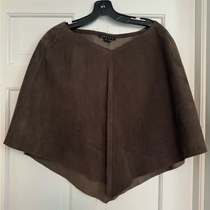 Theory Leather Poncho